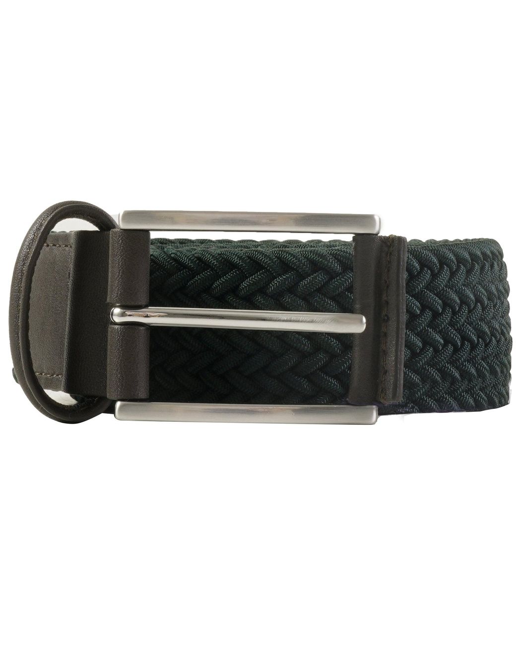 Andersons Black Woven Belt for men