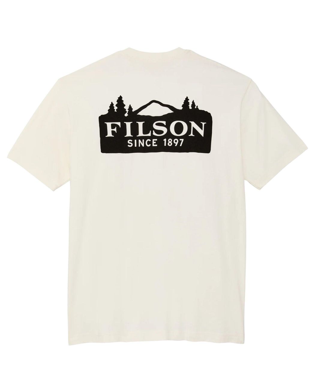 Filson White Scenic Graphic T-Shirt for men