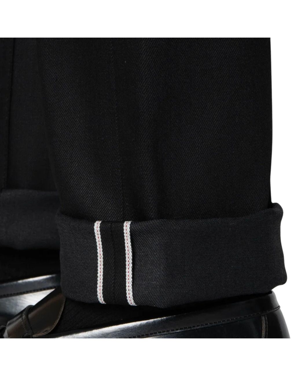 Naked & Famous Black True Guy Cobra Stretch Selvedge for men