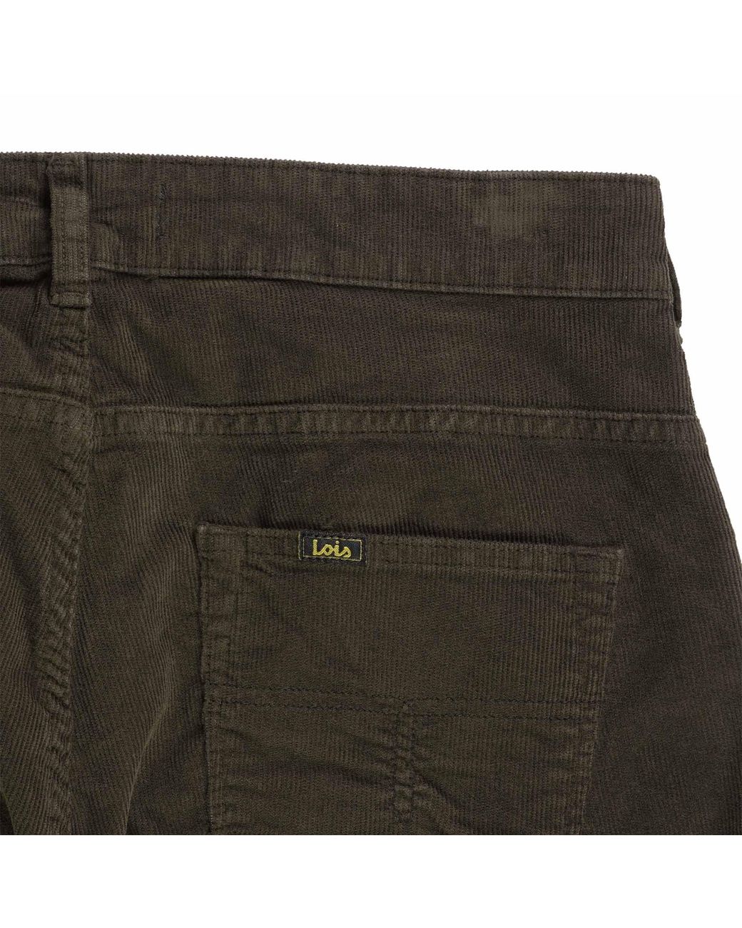 Lois Green Sierra Thin Corduroy Trousers for men