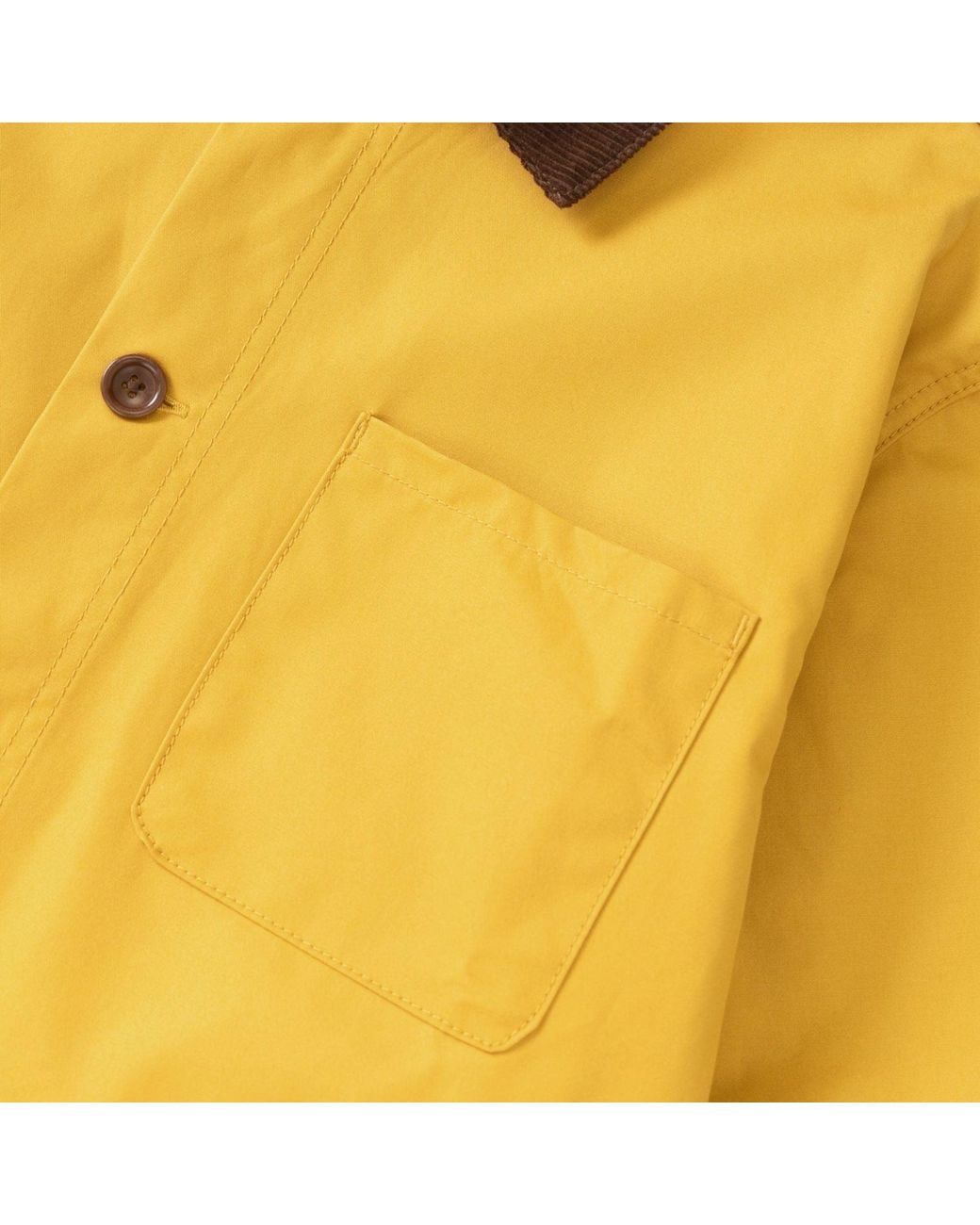 Service Works Yellow Waxed Barn Coat for men