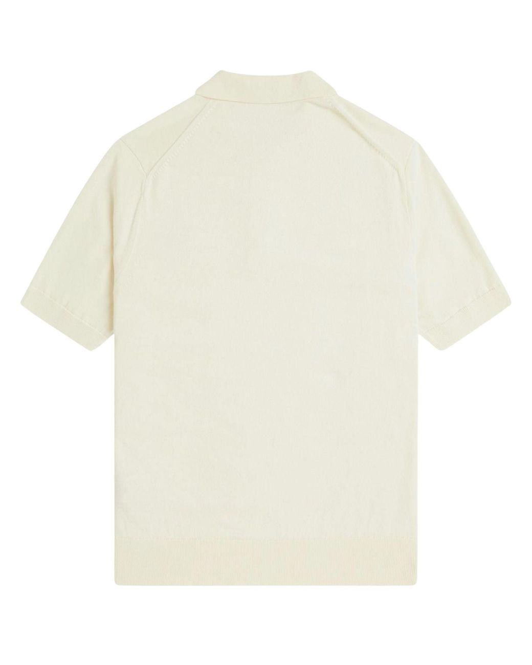 Fred Perry Natural Knitted Shirt for men