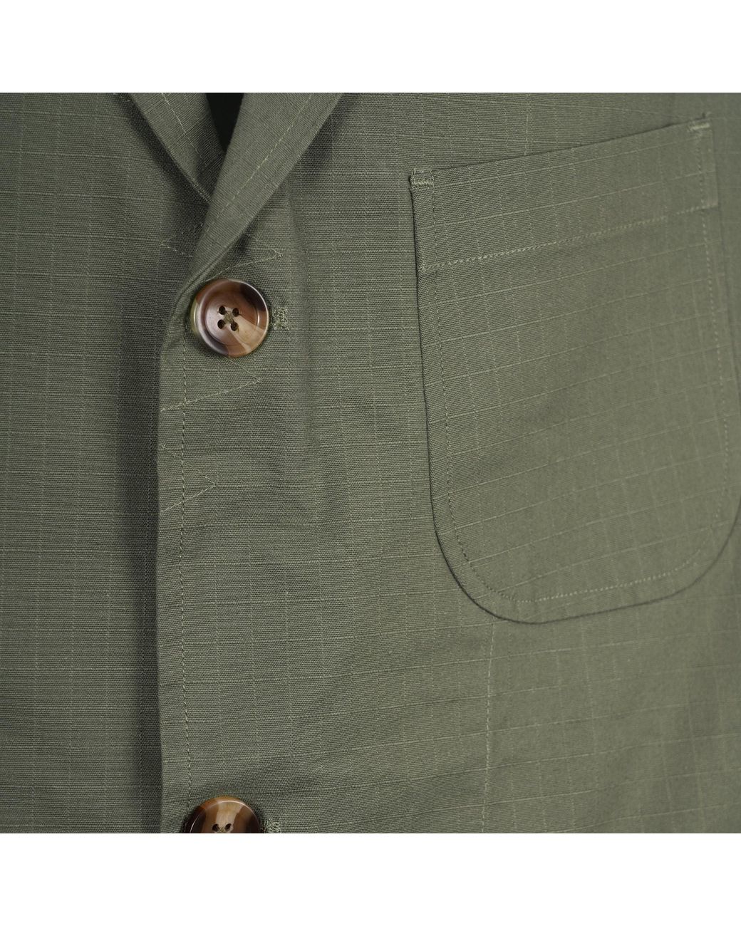 real hoxton Green Ripstop Engineer Jacket for men