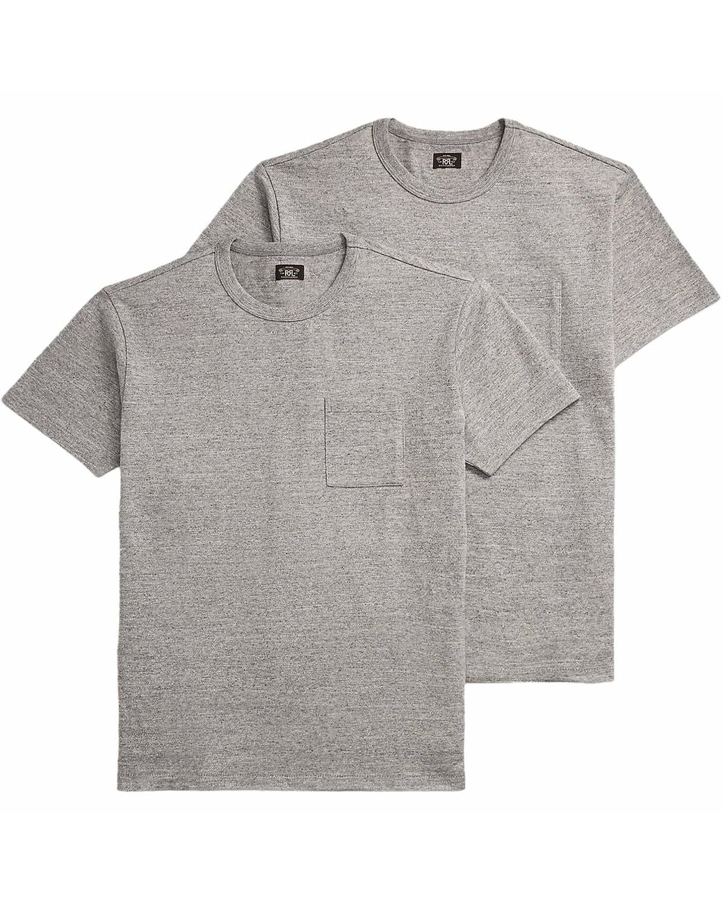 RRL Gray 2 Pack T-Shirts for men