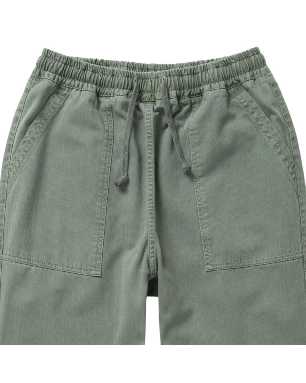 Service Works Green Pigment Herringbone Chef Pants for men