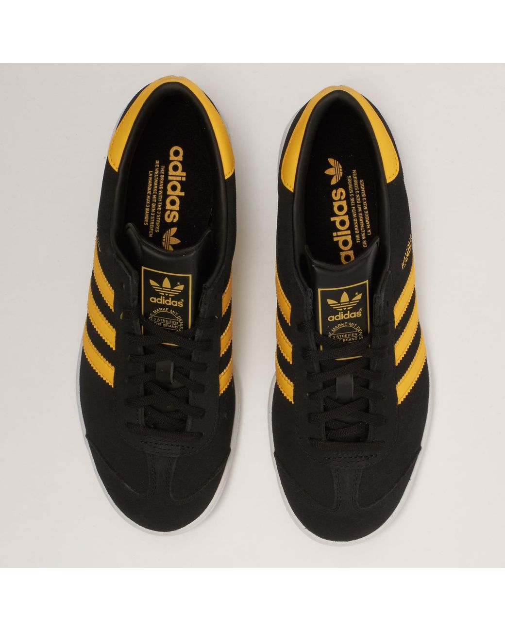 adidas Hamburg Black & Yellow for Men | Lyst UK
