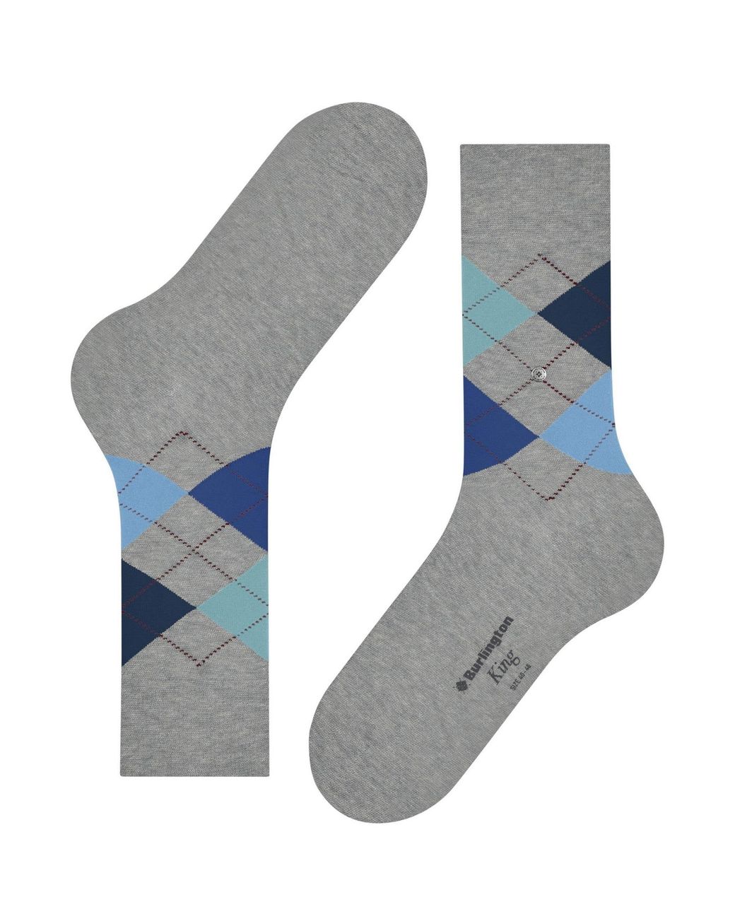 Burlington Gray King Socks for men