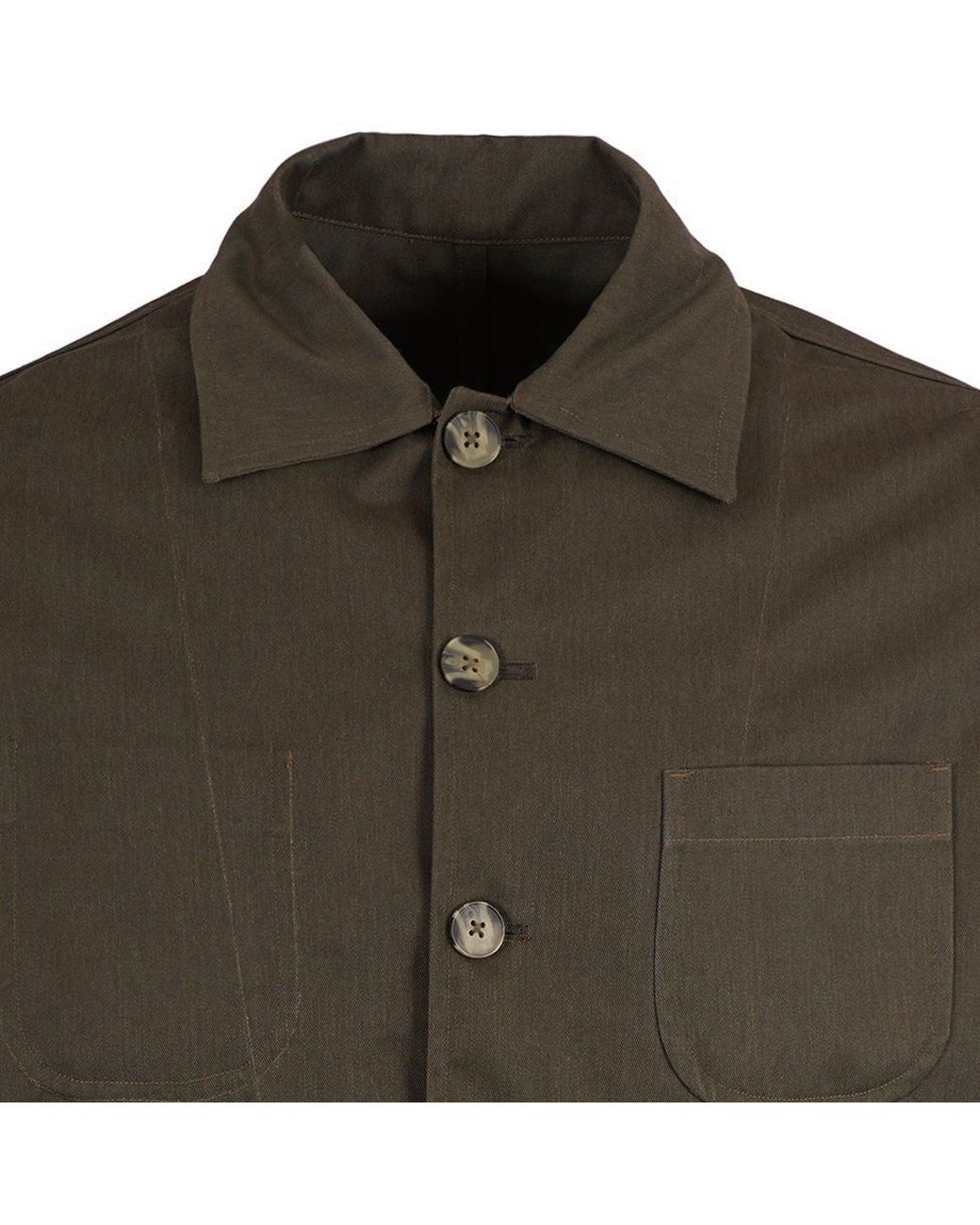 real hoxton Green Chore Jacket for men