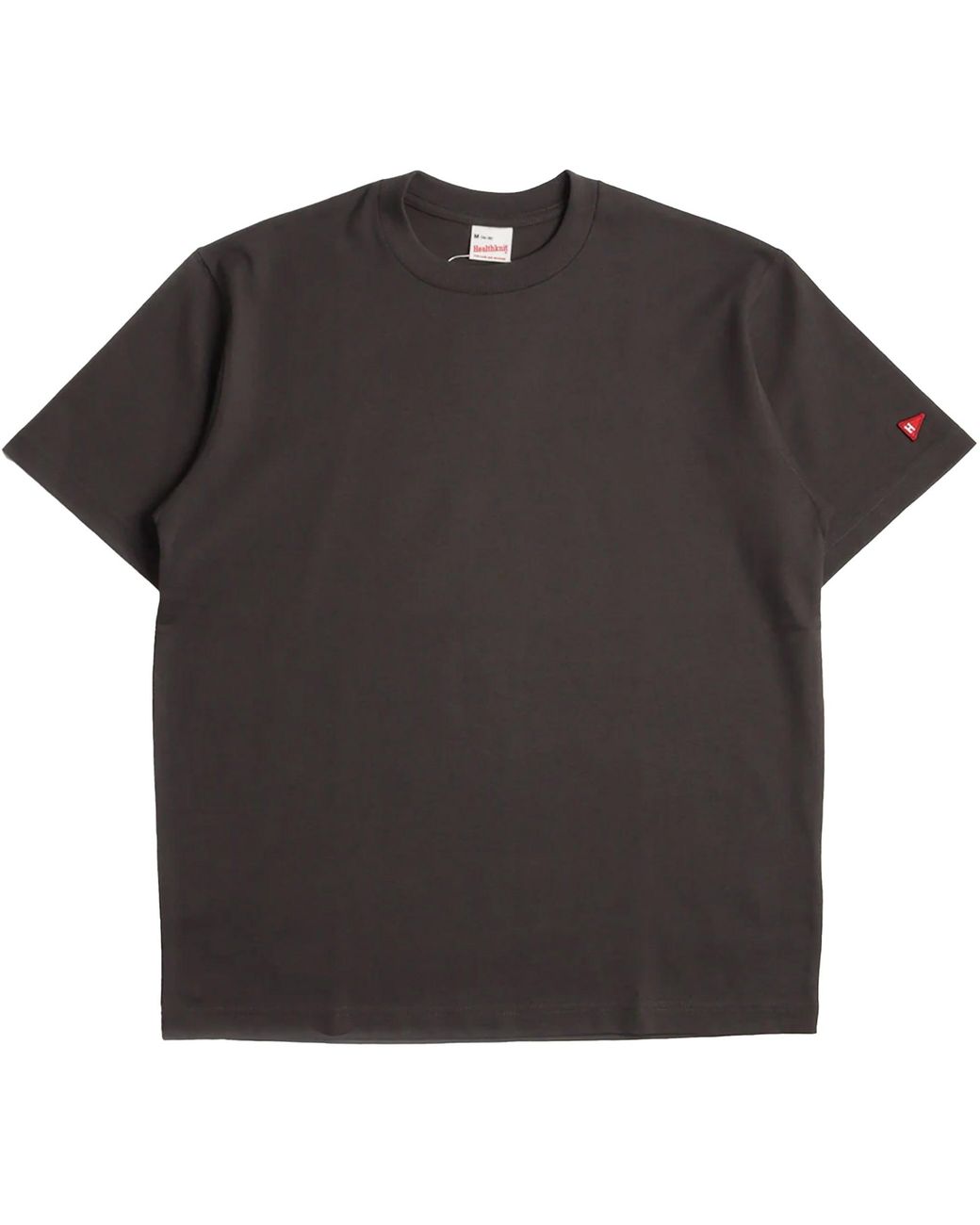 Healthknit Black Open-End Dry Jersey Crewneck T-Shirt for men