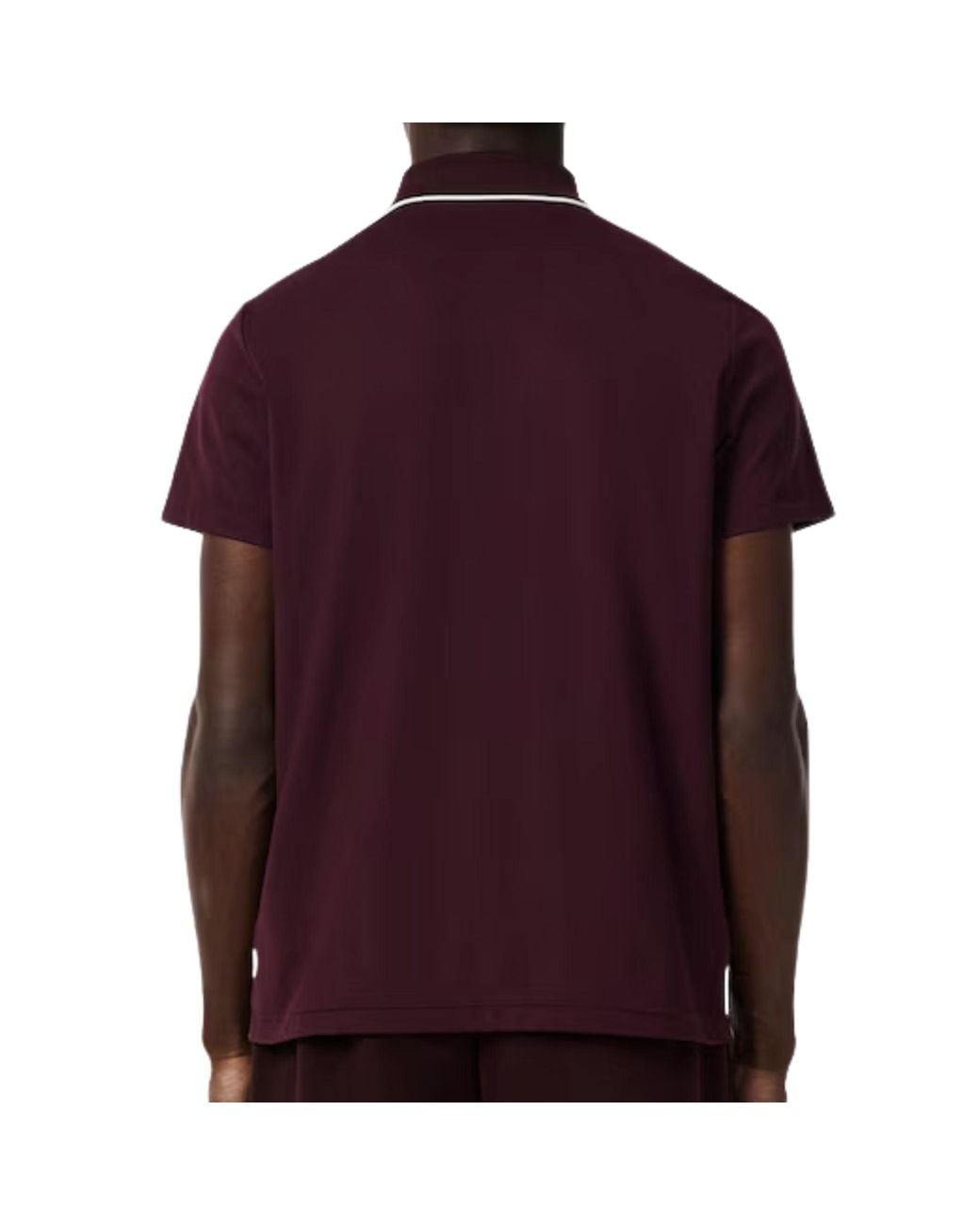 Lacoste Purple Ultra Dry Badge Accent Tennis Heritage Polo Shirt for men