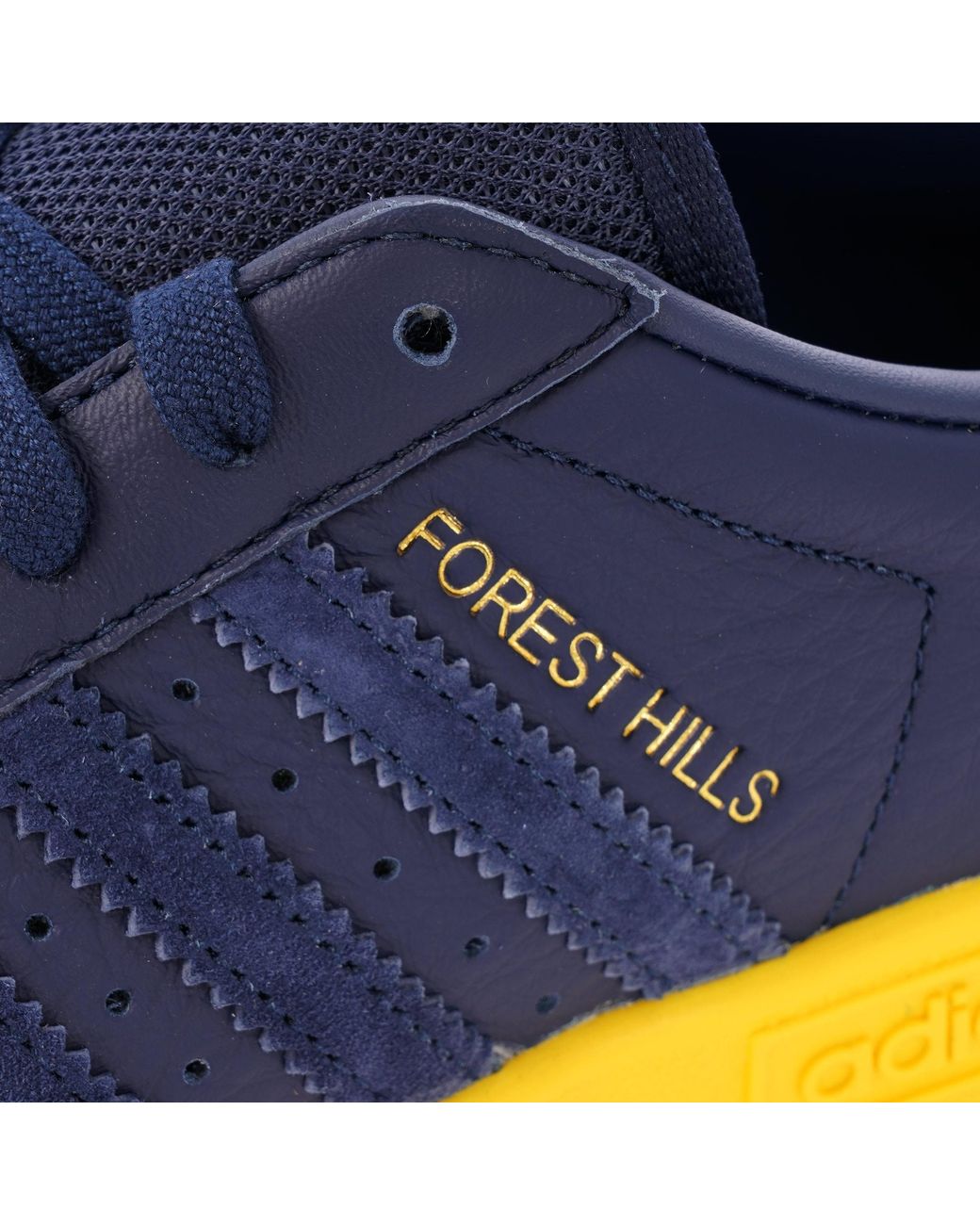 adidas Originals Forest Hills - Night Indigo & Yellow in Blue for Men |  Lyst UK