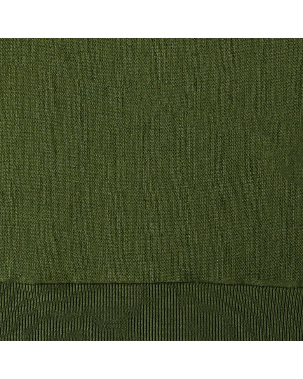 Pittari Green Short Sleeve Polo Tipping for men