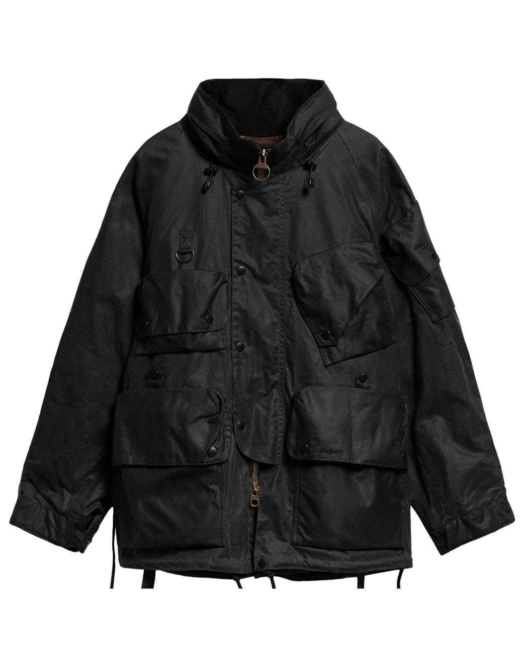 Barbour X Norbit Black Ripstop Wax Jacket for men