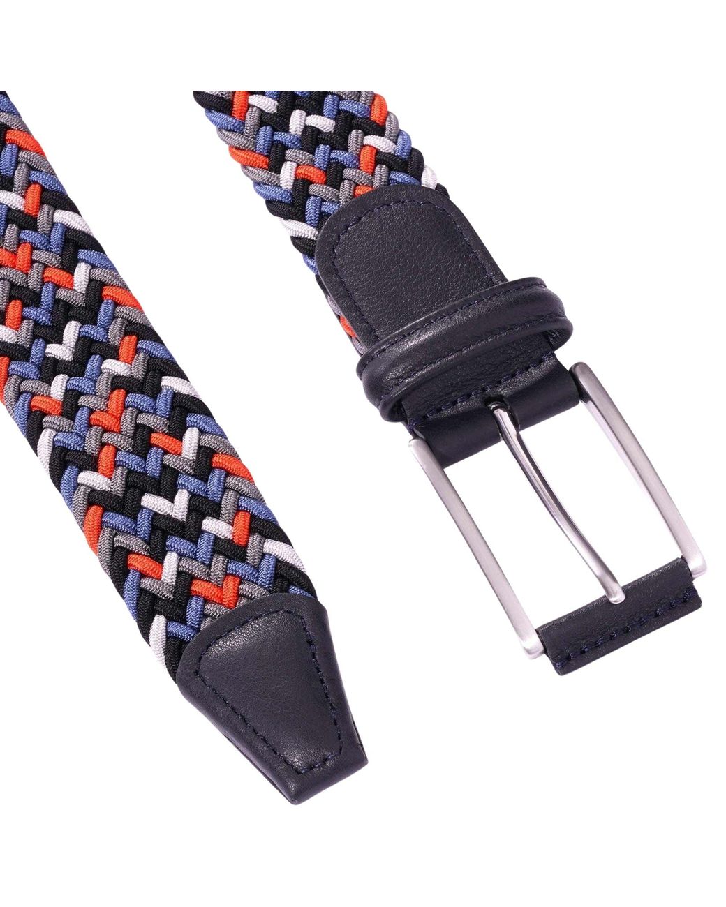 Andersons Blue Woven Belt for men
