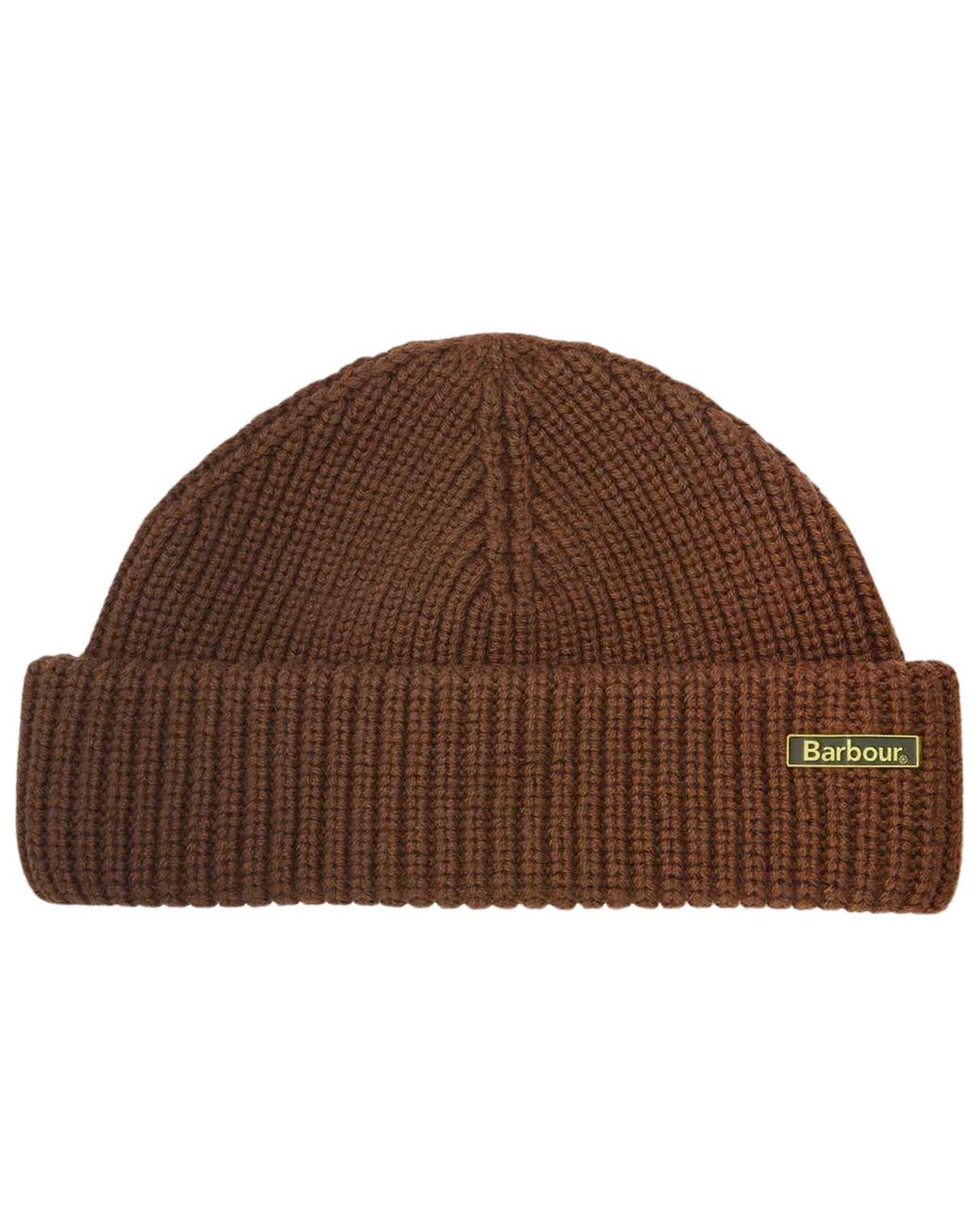 Barbour Brown Mosely Fisherman Beanie for men