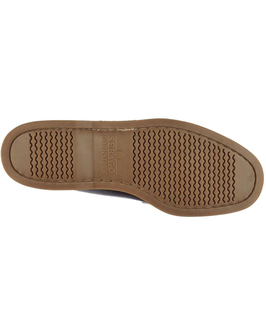 Sebago Brown Dolphin Waxed Leather Loafer for men