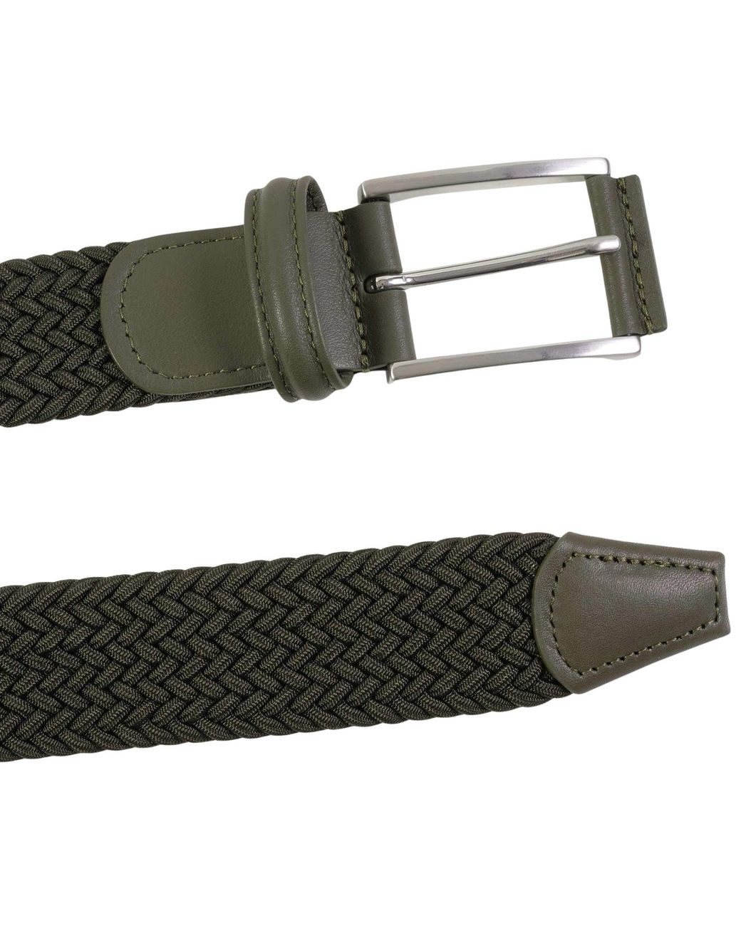 Andersons Black Woven Belt for men