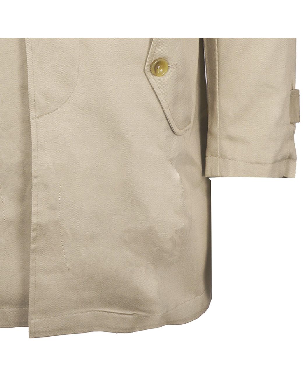 real hoxton Natural Mac Coat for men