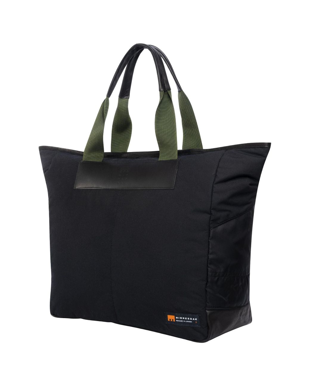 MINNESSAK Black Large Tote for men