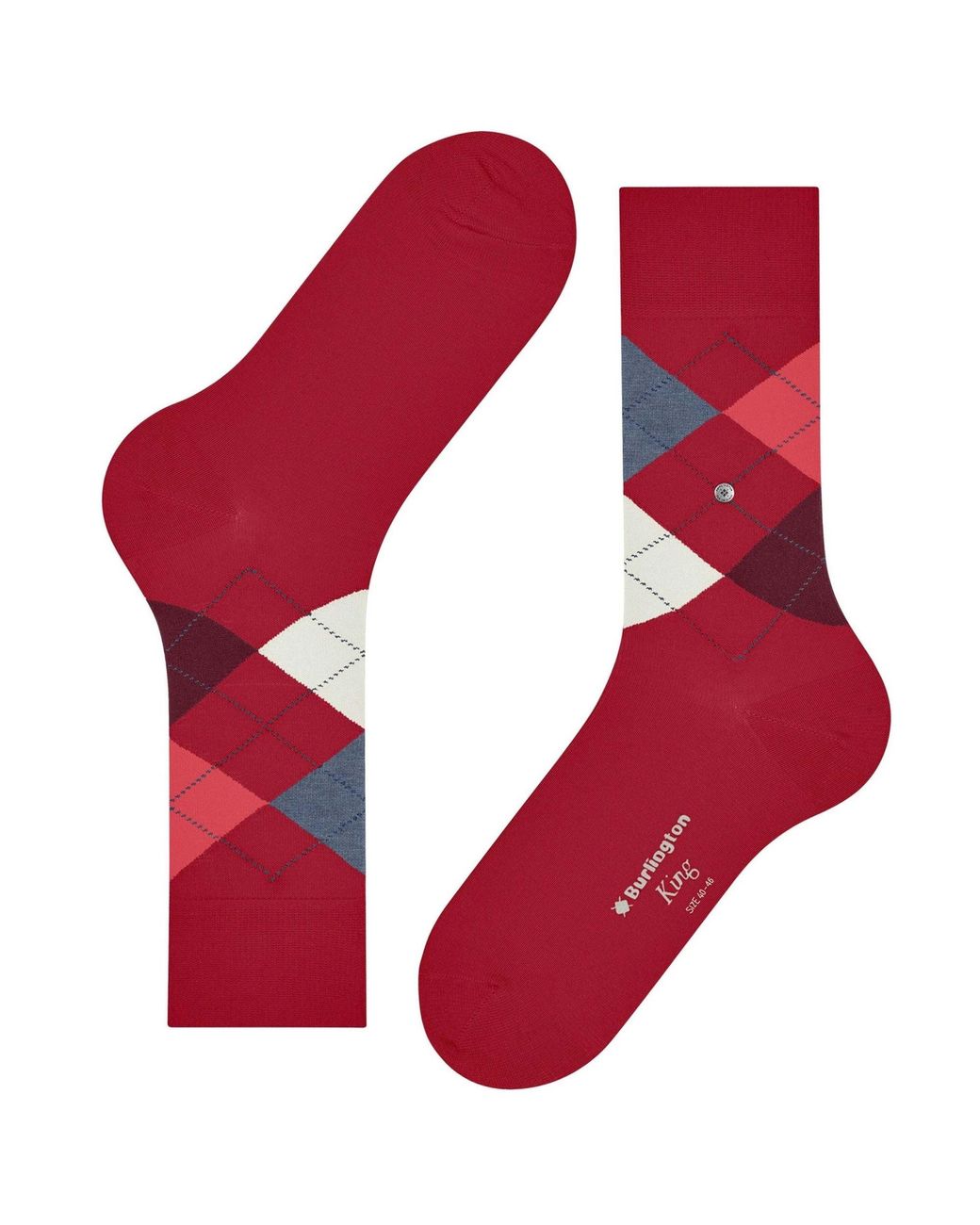 Burlington Red King Socks for men