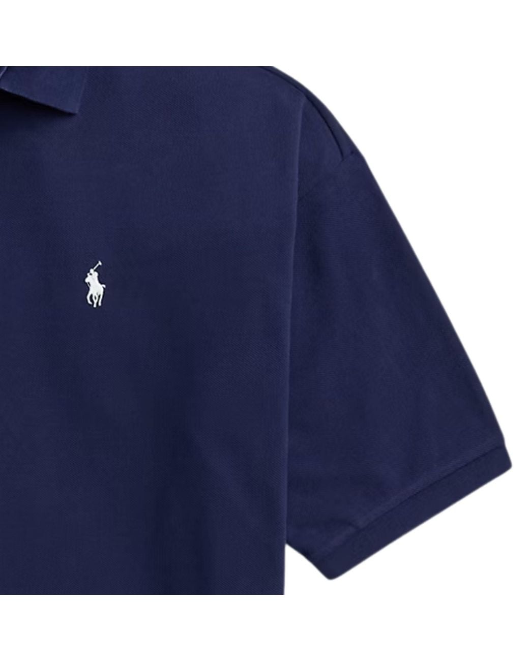 Polo Ralph Lauren Blue Relaxed Fit Mesh Polo Shirt for men