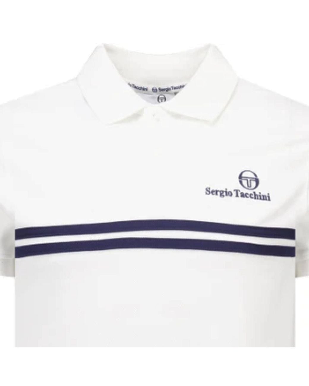 Sergio Tacchini White New Supermac Polo Shirt for men