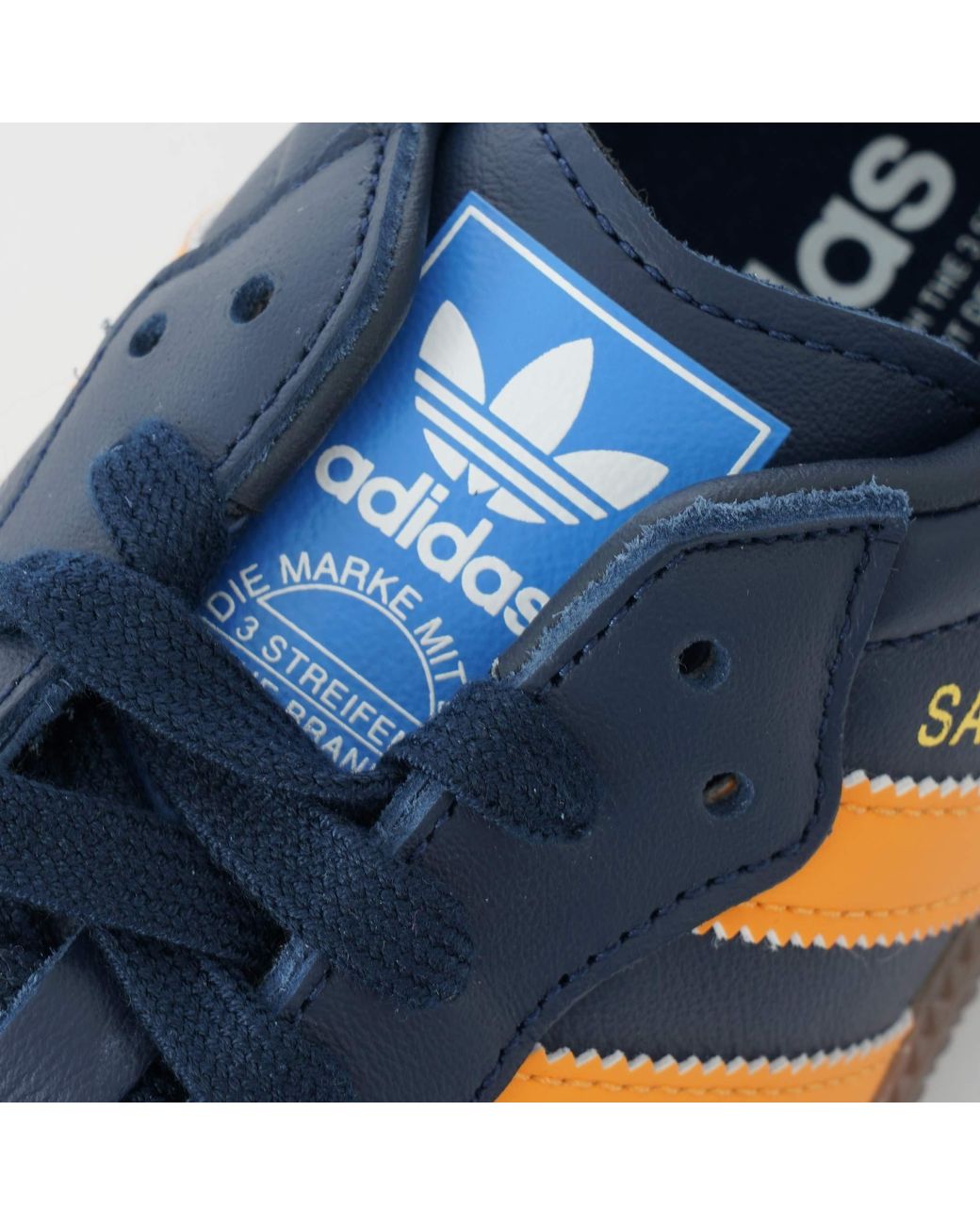 adidas Originals Samba Og - Navy & Orange in Blue for Men | Lyst UK