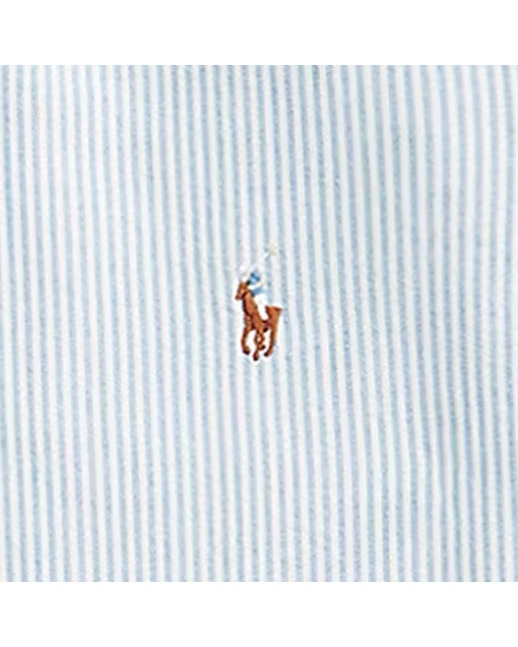 Polo Ralph Lauren Blue Custom Fit Oxford Shirt for men