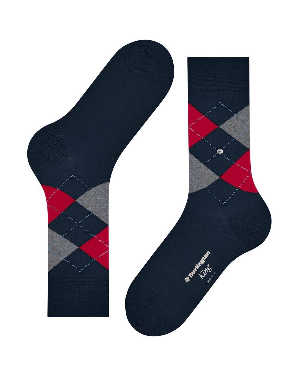 Burlington Blue King Socks for men
