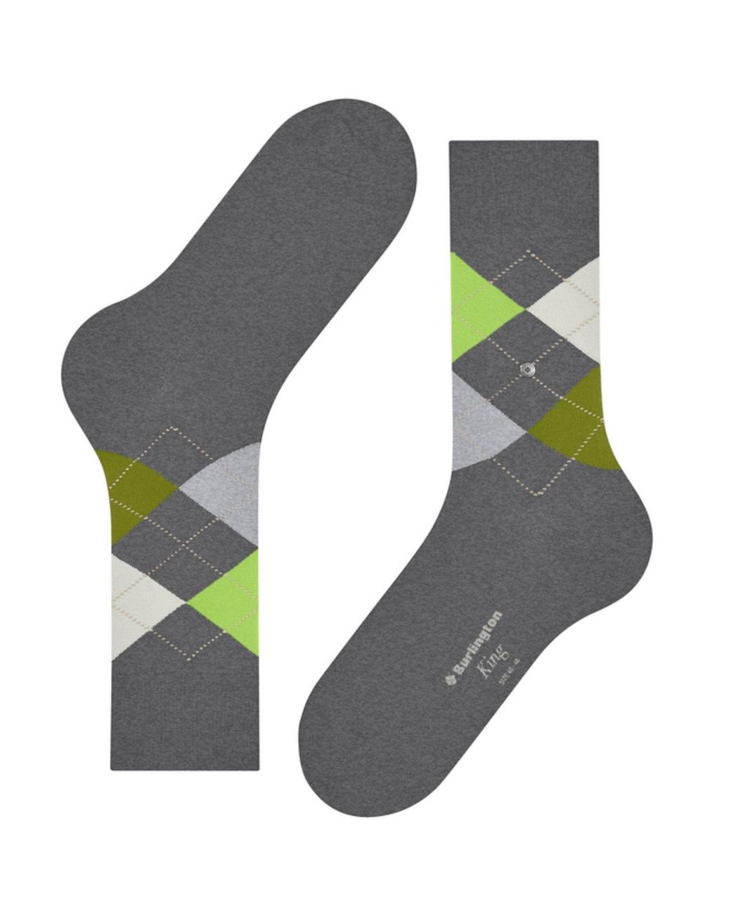 Burlington Gray King Socks for men