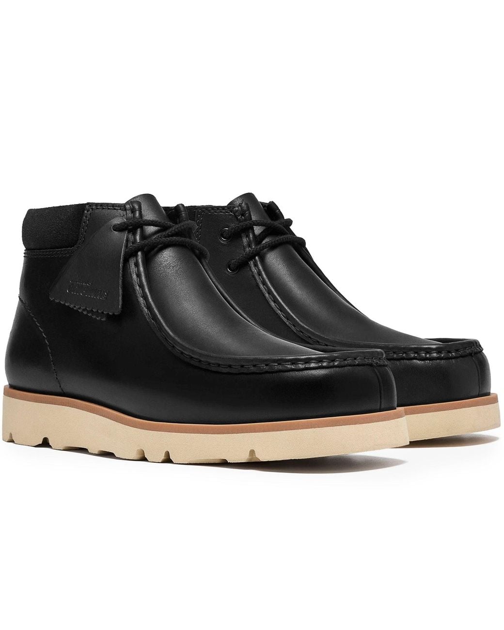 Clarks Black Walla Orkhon Shoes for men