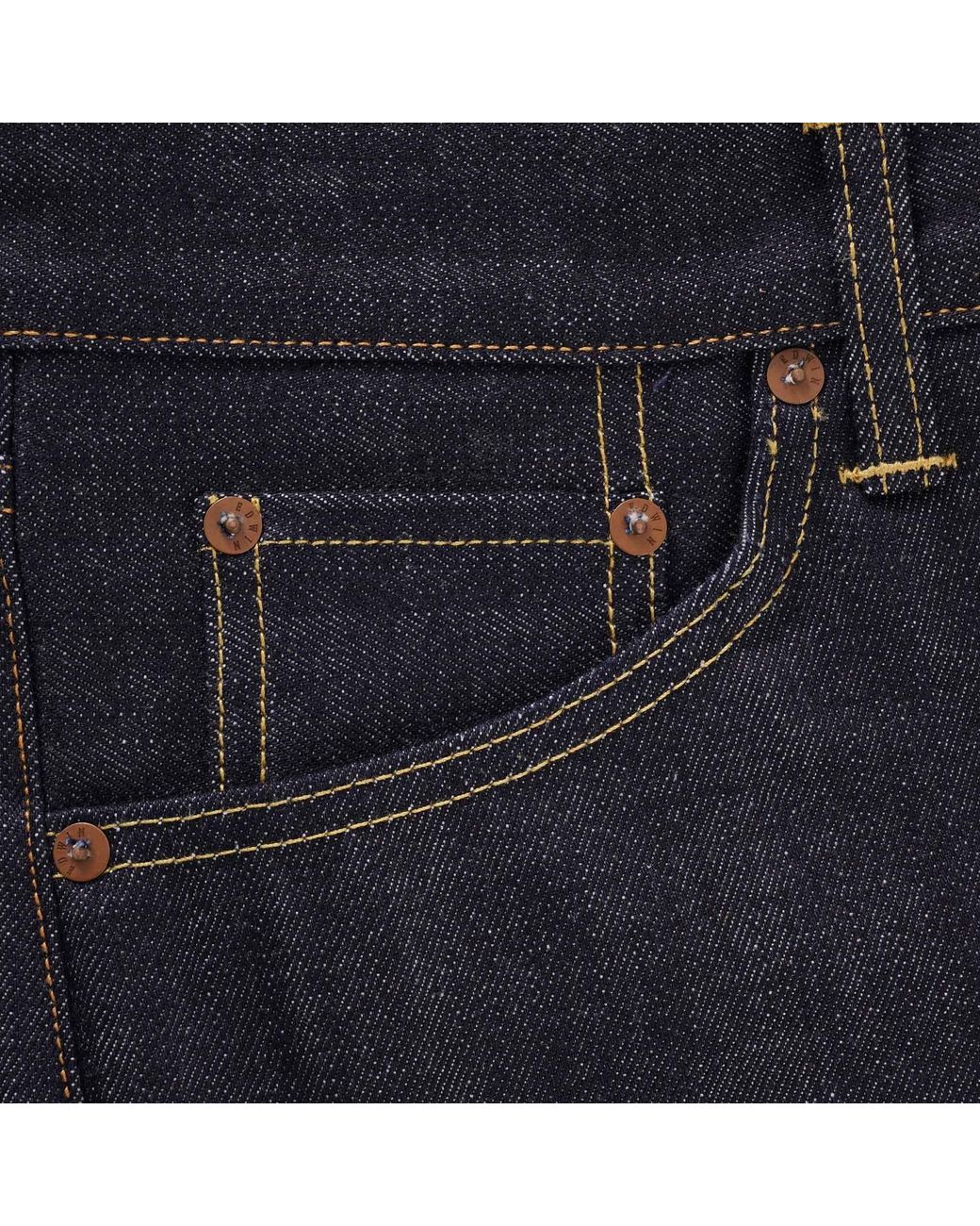 Edwin Blue Nashville Listed Selvedge Denim for men