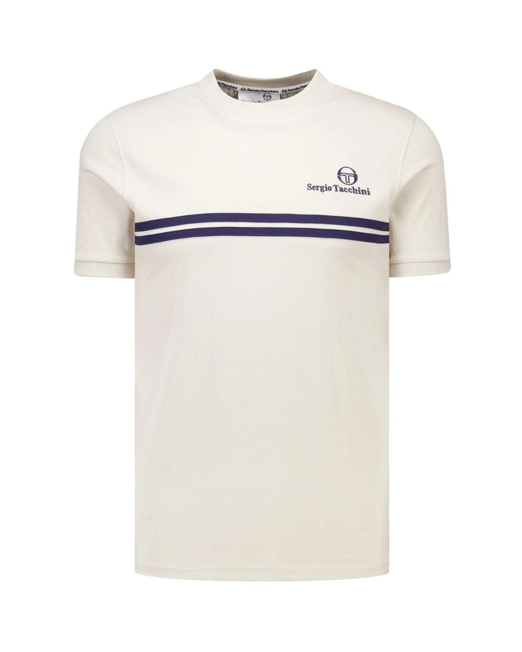 Sergio Tacchini White New Supermac T-Shirt for men
