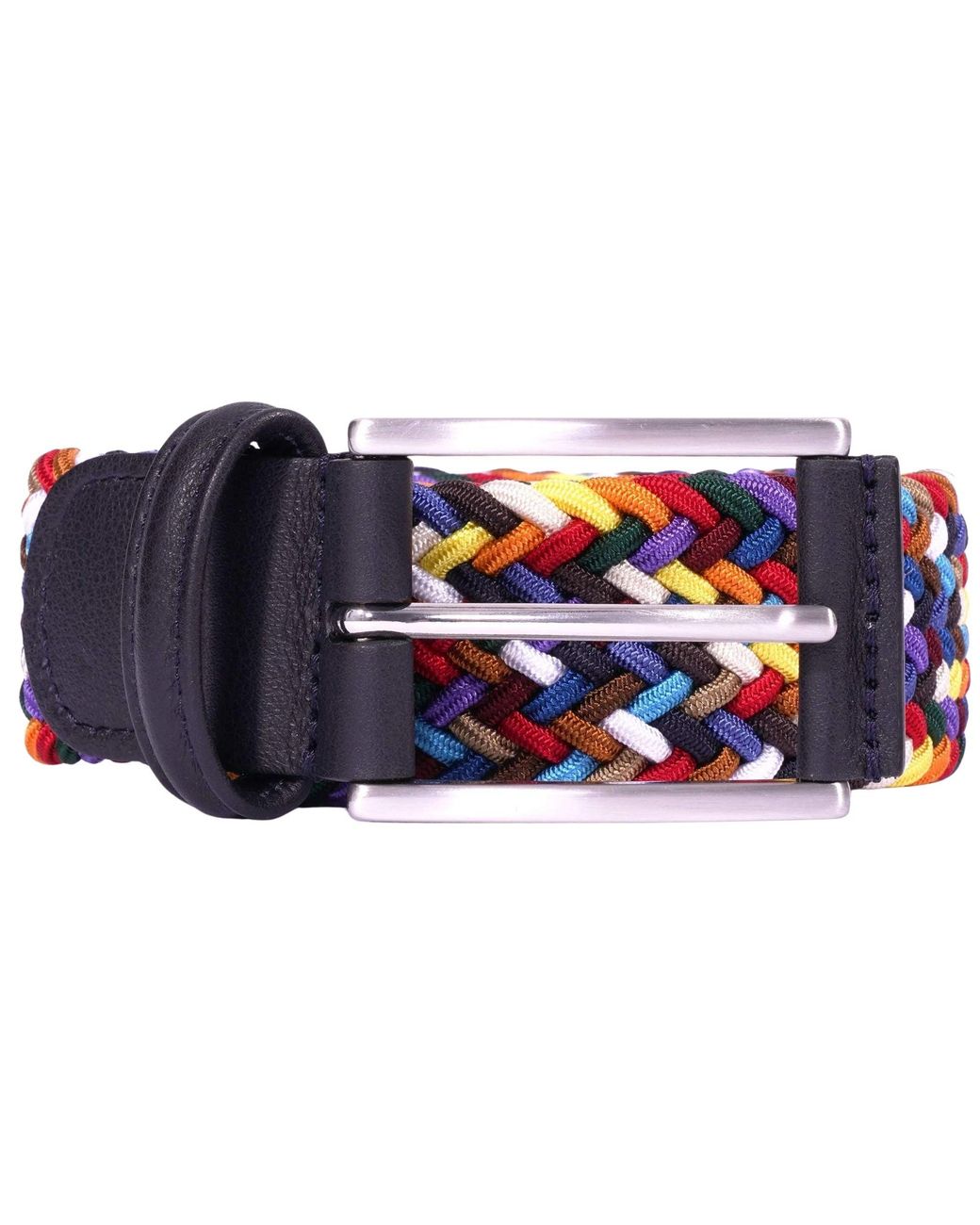 Andersons Blue Woven Belt for men