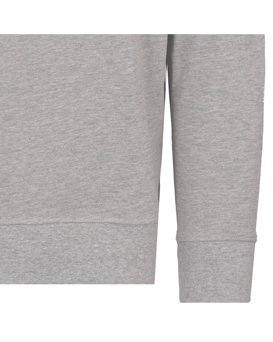 real hoxton Gray Loopback Cotton Sweatshirt for men