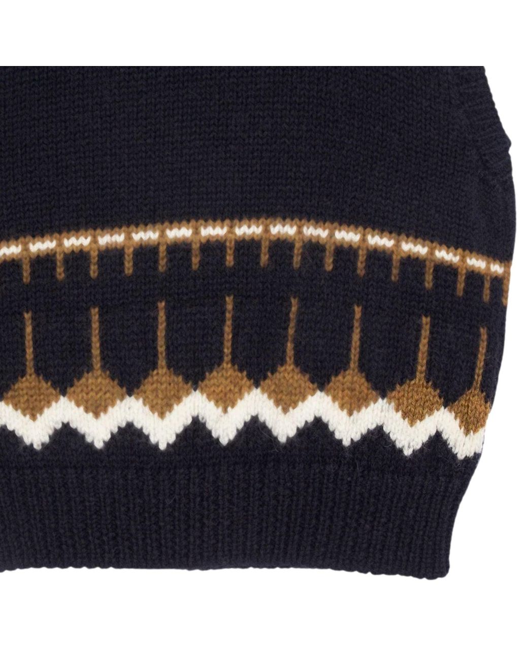 YMC Blue Coda Knit Vest for men