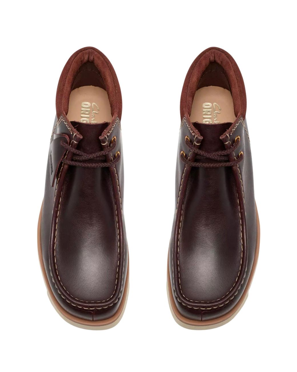 Clarks Brown Walla Orkhon Shoes for men