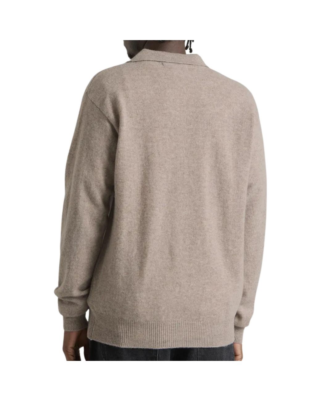 Pittari Brown Knitted Polo Shirt for men