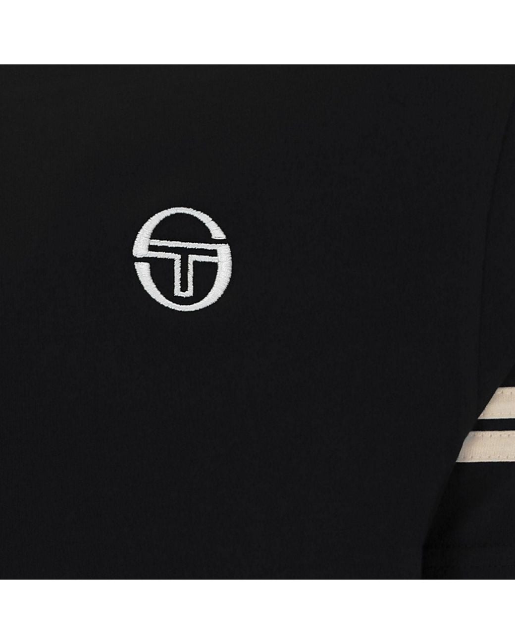 Sergio Tacchini Black Grello T-Shirt for men