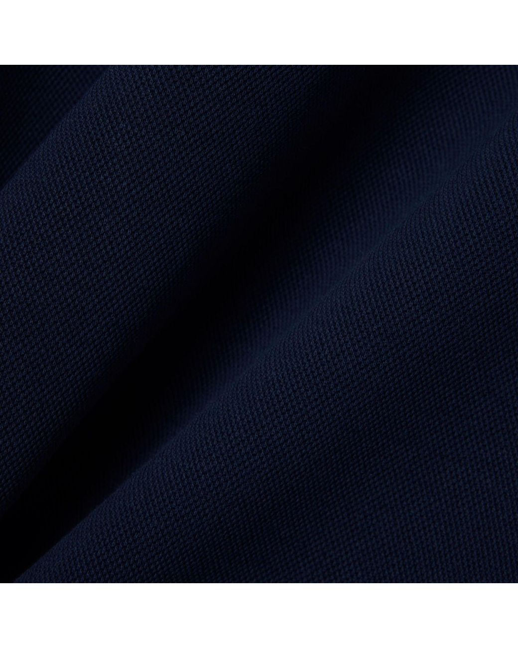 Lacoste Blue Polo Collar Piqué Sweatshirt for men