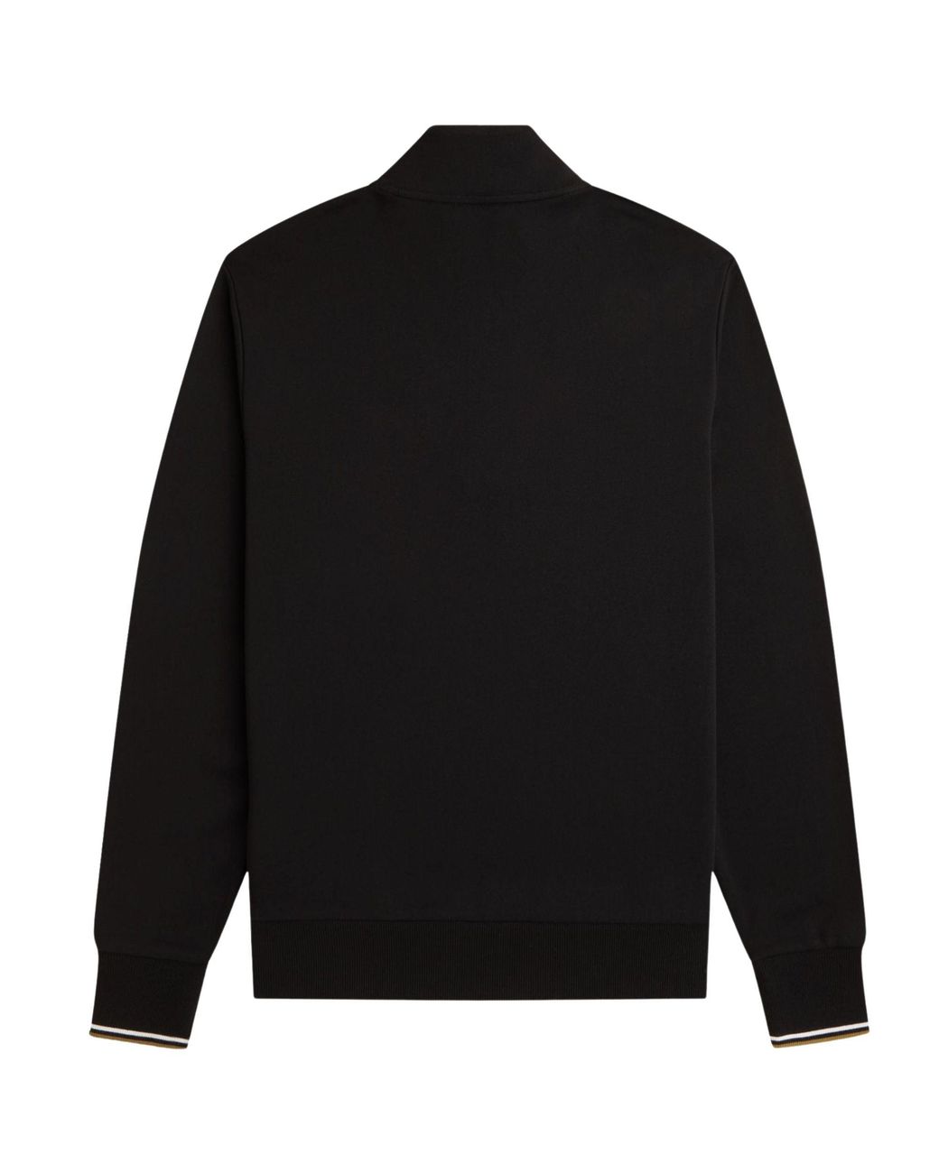 Fred Perry Black Half Zip Sweatshirt for men