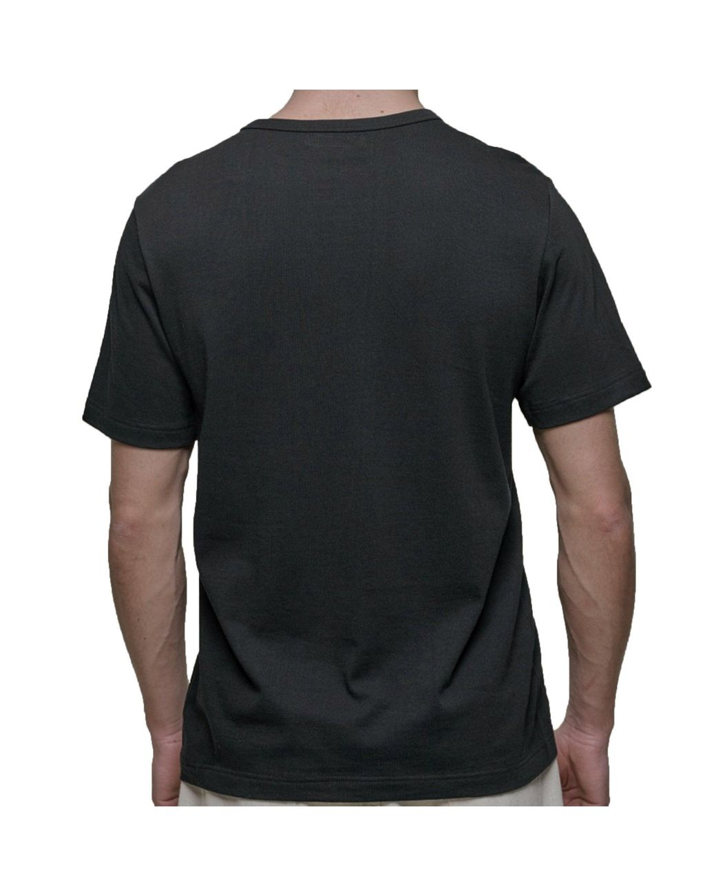 Merz B. Schwanen Black 1950S Loopwheeled T-Shirt for men