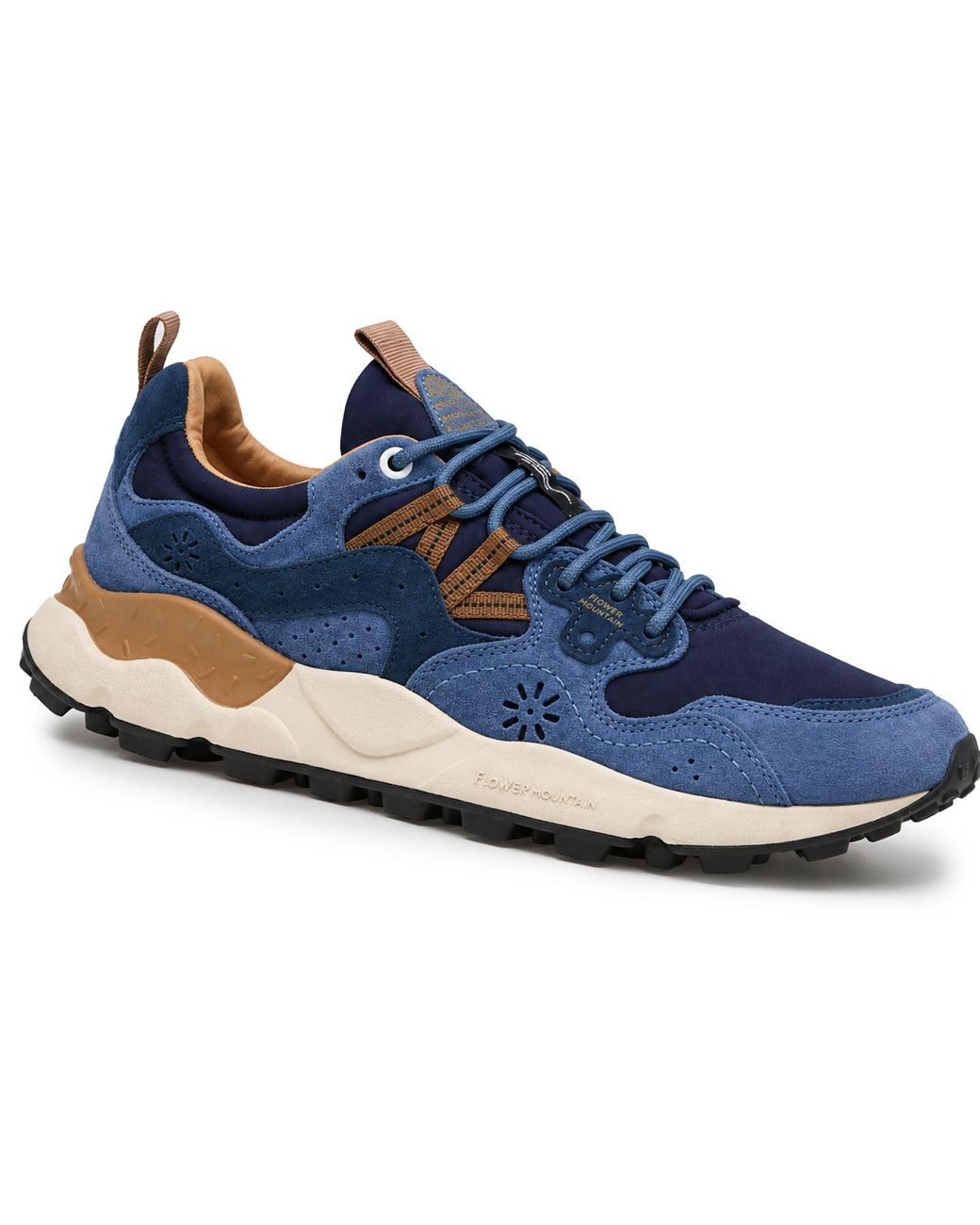 Flower Mountain Blue Yamano 3 Trainers for men