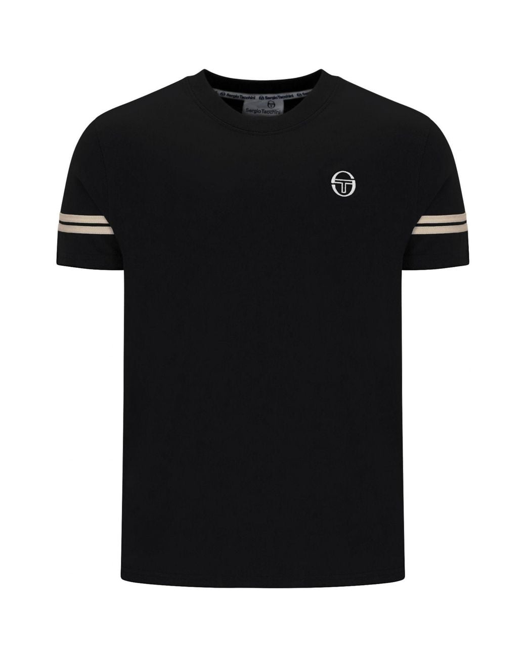 Sergio Tacchini Black Grello T-Shirt for men