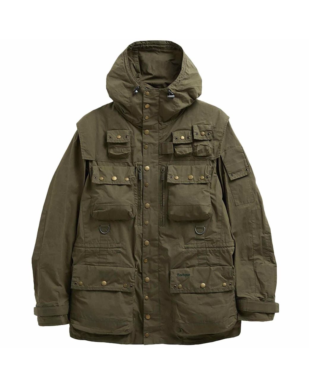 Barbour X Tokito Field Utility Casual Jacket in Green for Men