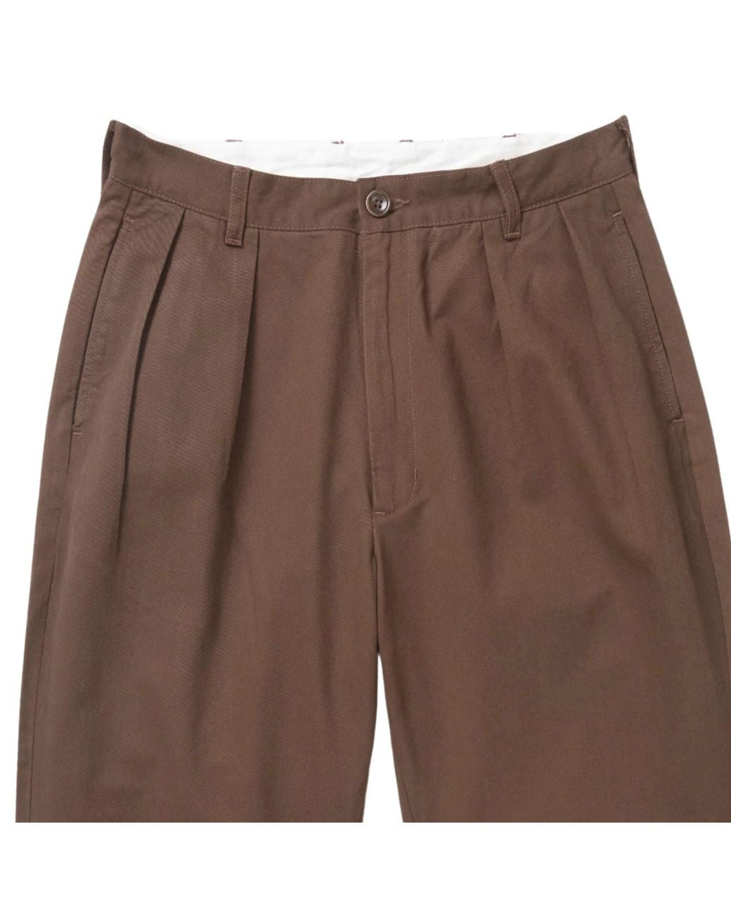 Service Works Brown Twill Part Timer Pant for men