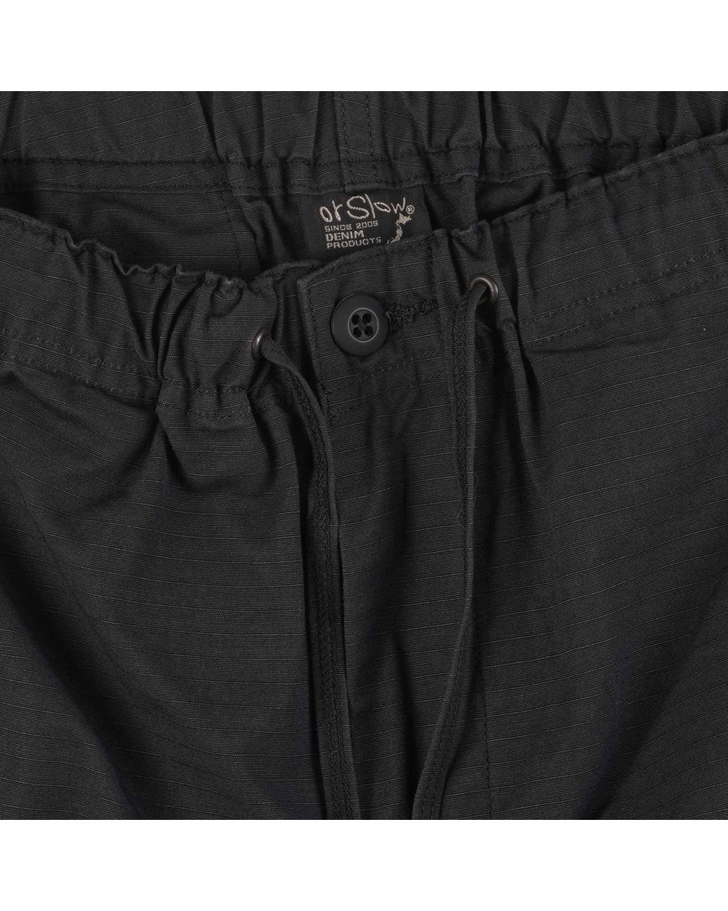 Orslow Black New Yorker Pants for men