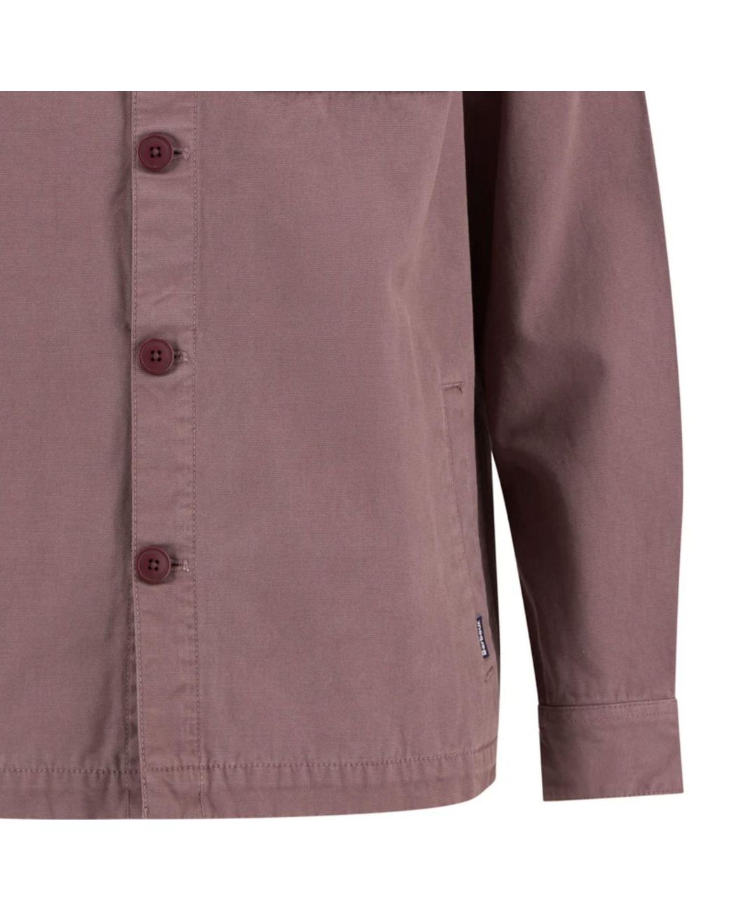 Barbour Purple Washed Overshirt for men