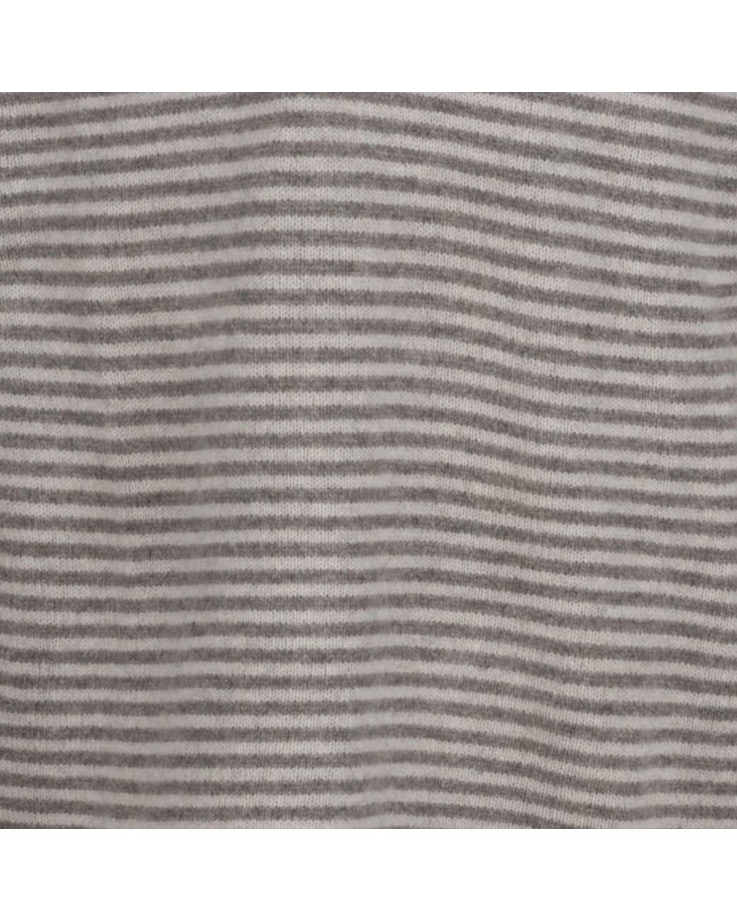 Pittari Gray Trent Long Sleeved Lambswool Polo for men