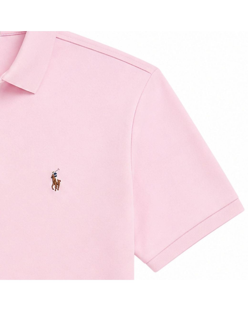 Polo Ralph Lauren Pink Slim Fit Short Sleeve Polo Shirt for men